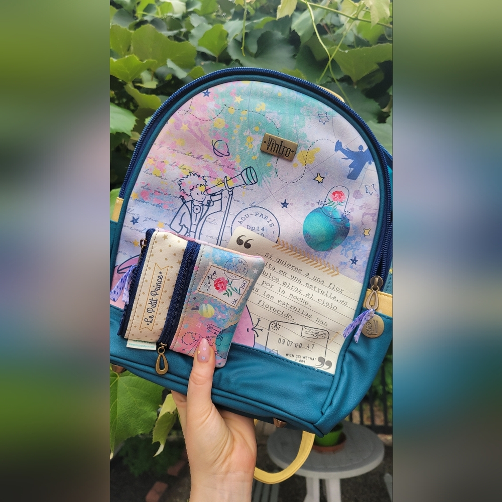 The Little Prince (Le Petit Prince) backpack and coin purse
